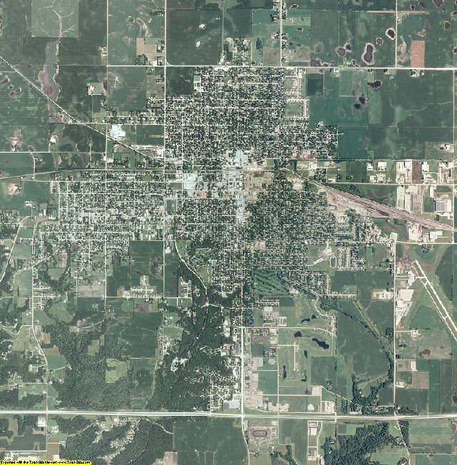 Boone County, Iowa aerial photography