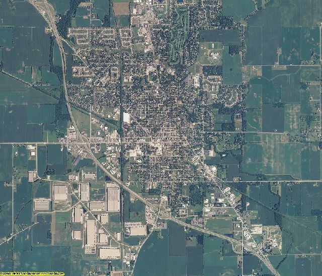 Boone County, Indiana aerial photography
