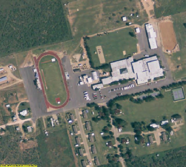Borden County, TX aerial photography detail