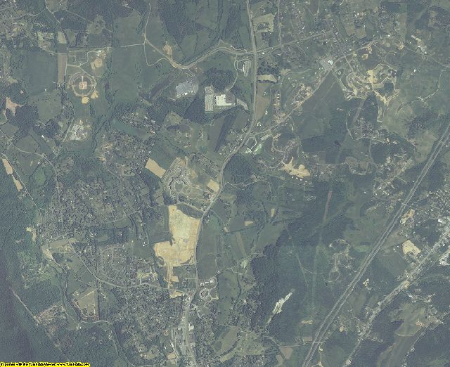 Botetourt County, Virginia aerial photography