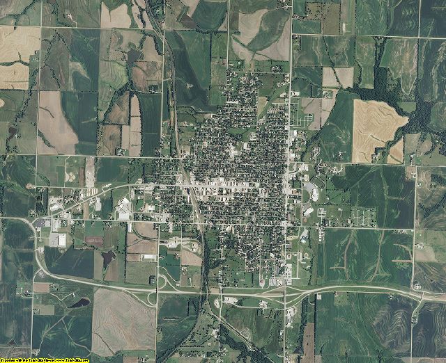 Brown County, Kansas aerial photography