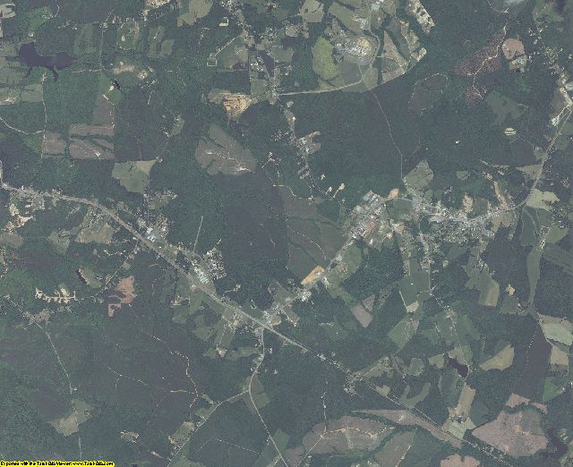 Buckingham County, Virginia aerial photography