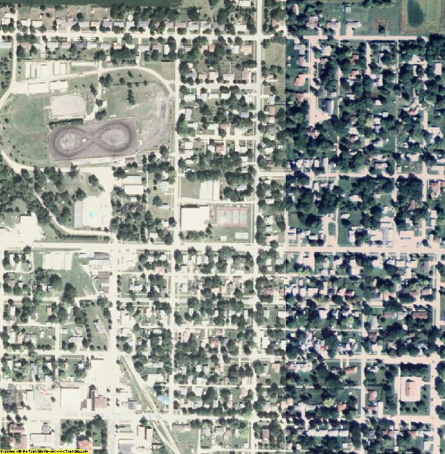 Calhoun County, IA aerial photography detail