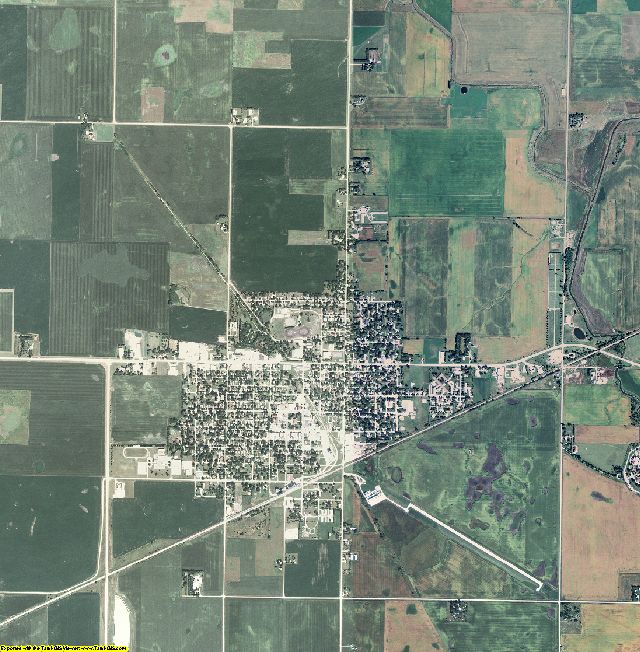Calhoun County, Iowa aerial photography