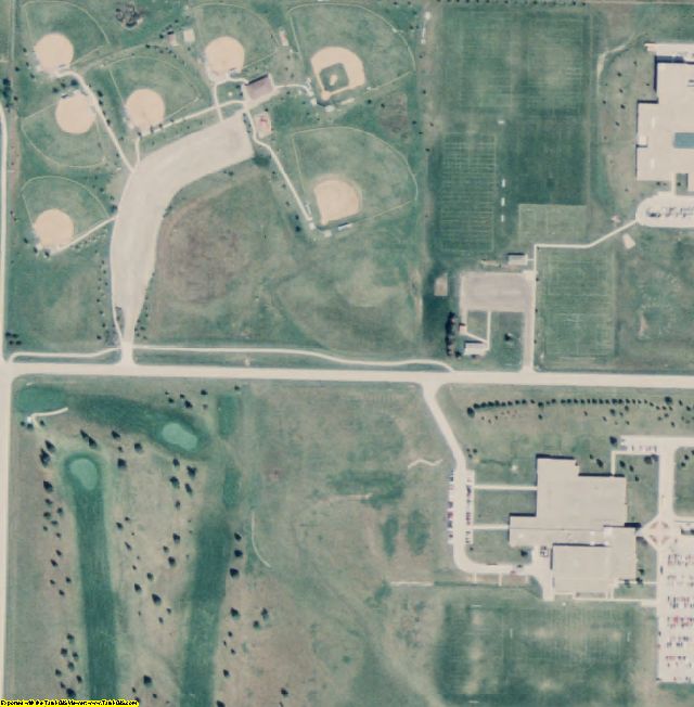 Carroll County, IA aerial photography detail