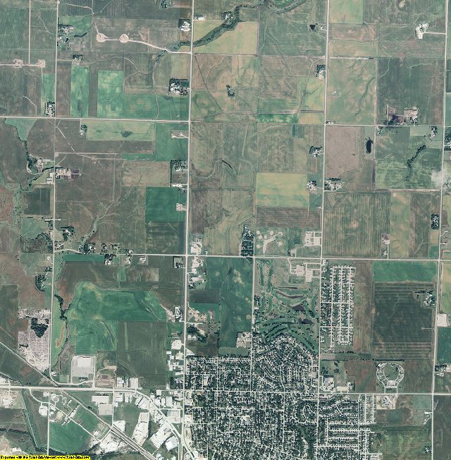 Carroll County, Iowa aerial photography