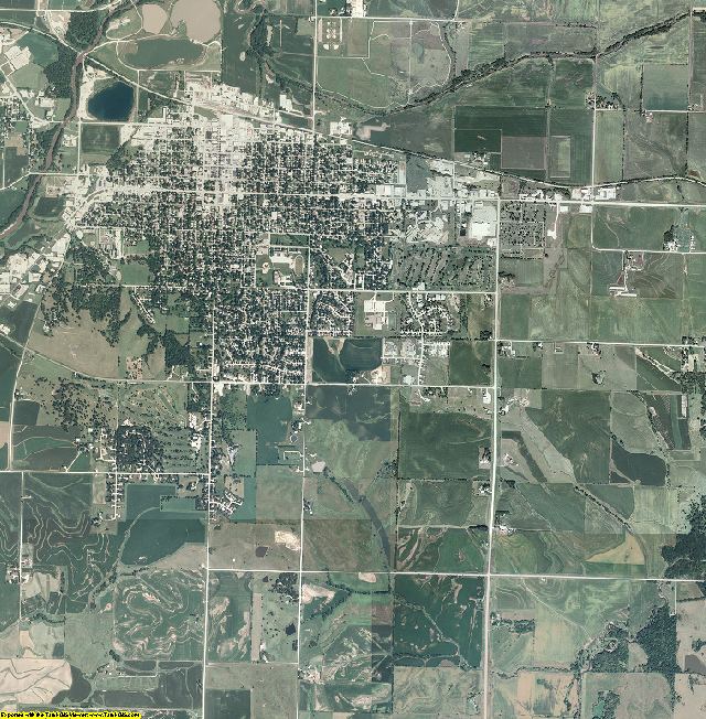 Cass County, Iowa aerial photography