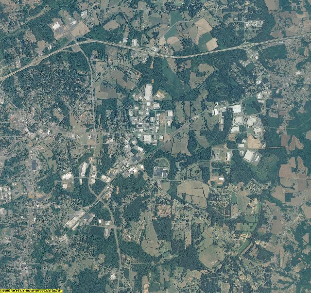 Catawba County, North Carolina aerial photography