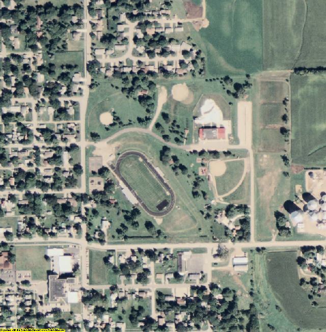 Cedar County, IA aerial photography detail