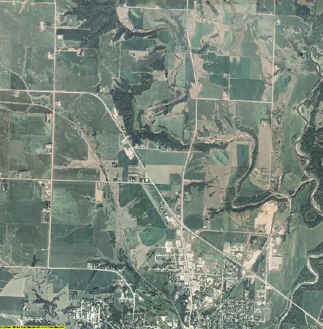 Cherokee County, Iowa aerial photography