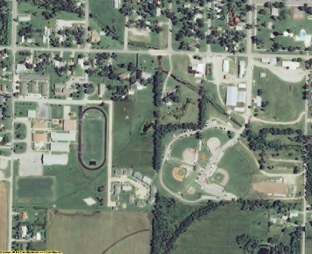 Cherokee County, KS aerial photography detail