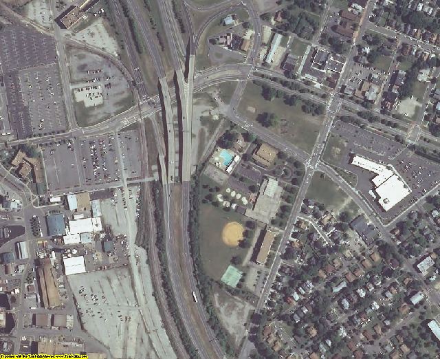 Chesapeake County, VA aerial photography detail