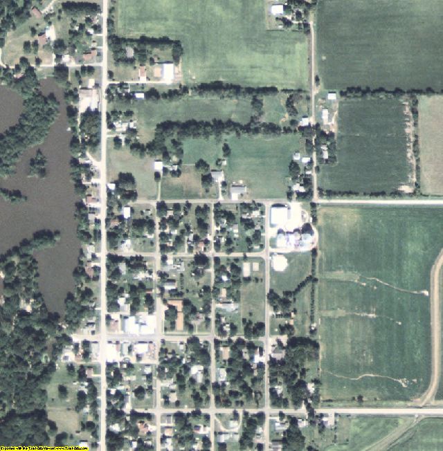 Chickasaw County, IA aerial photography detail