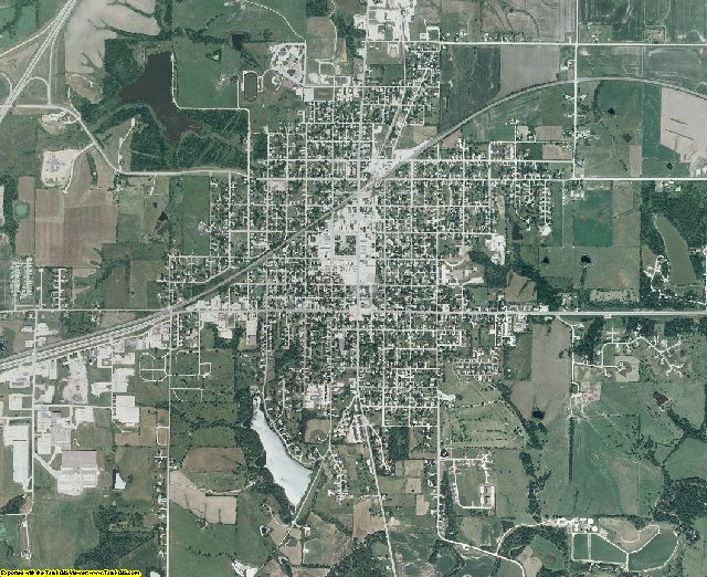 Clarke County, Iowa aerial photography