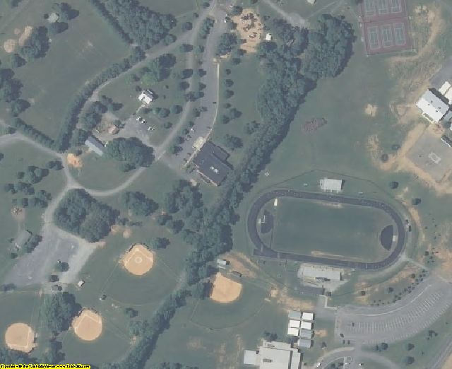 Clarke County, VA aerial photography detail