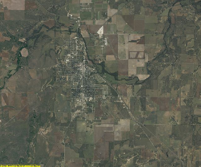 Coleman County, Texas aerial photography
