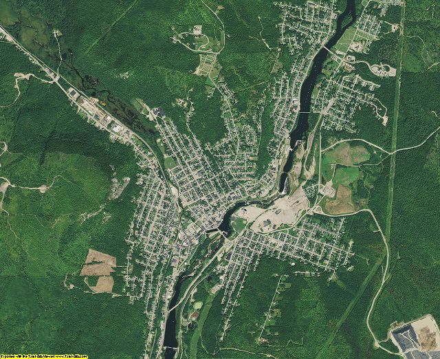 Coos County, New Hampshire aerial photography