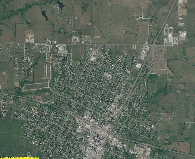 Craig County, Oklahoma aerial photography