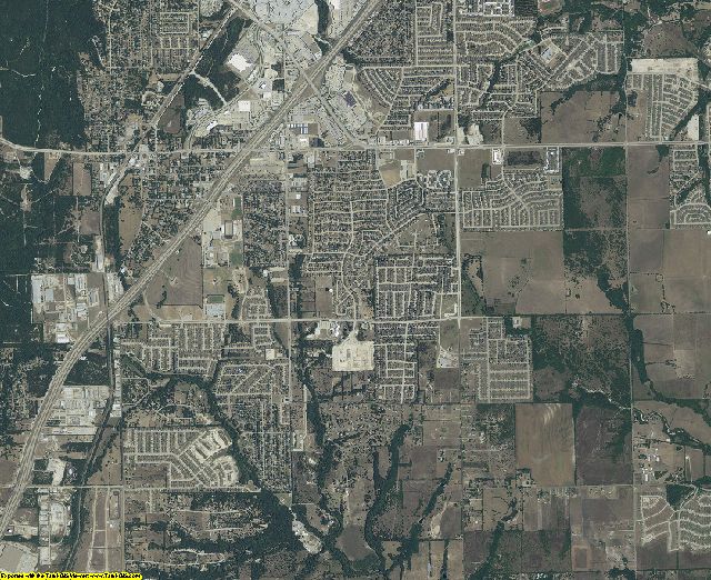 Dallas County, Texas aerial photography
