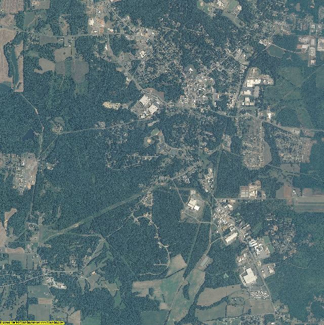 Davie County, North Carolina aerial photography
