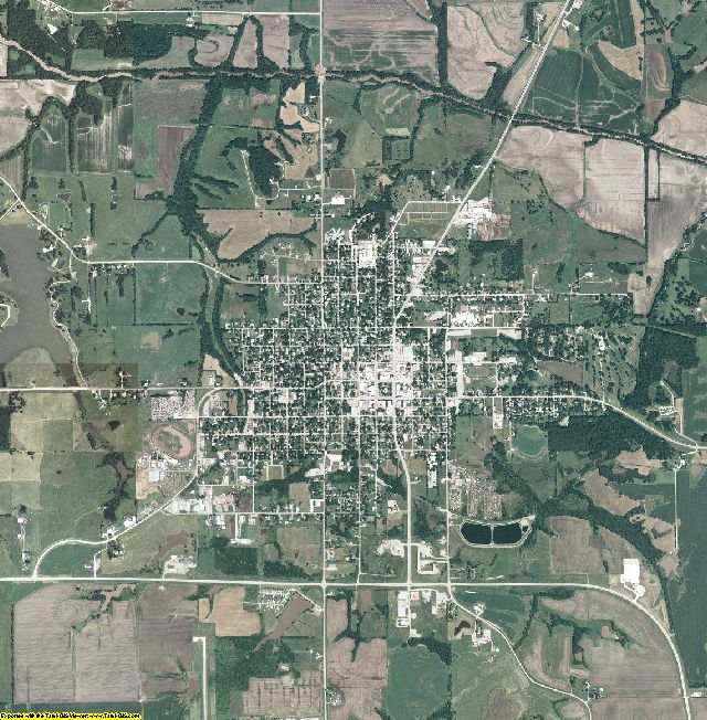 Davis County, Iowa aerial photography