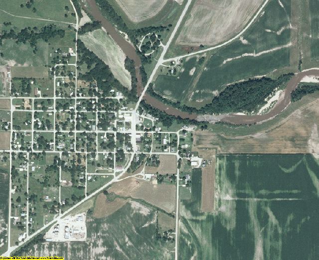 Decatur County, IA aerial photography detail