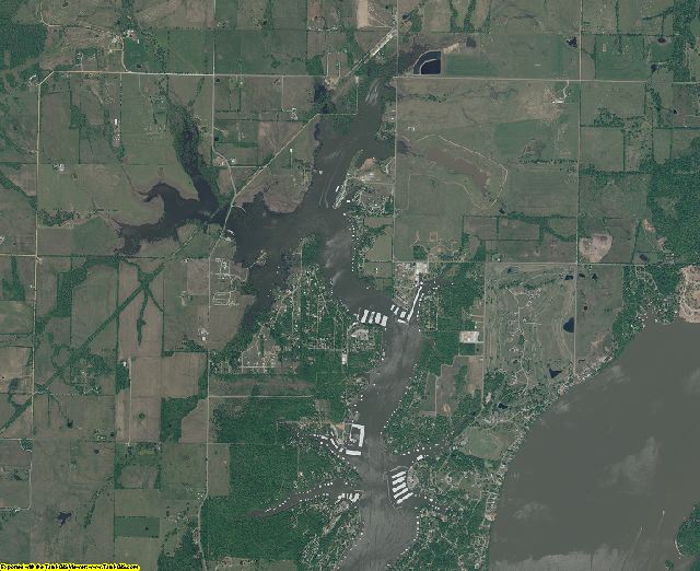 Delaware County, Oklahoma aerial photography