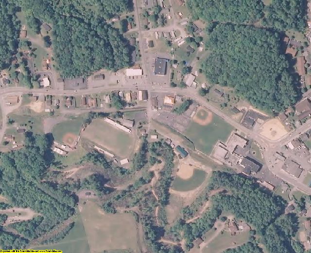 Dickenson County, VA aerial photography detail