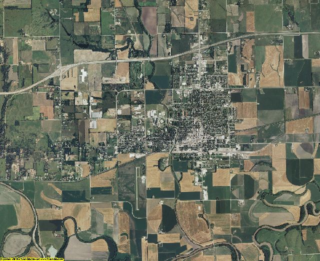 Dickinson County, Kansas aerial photography