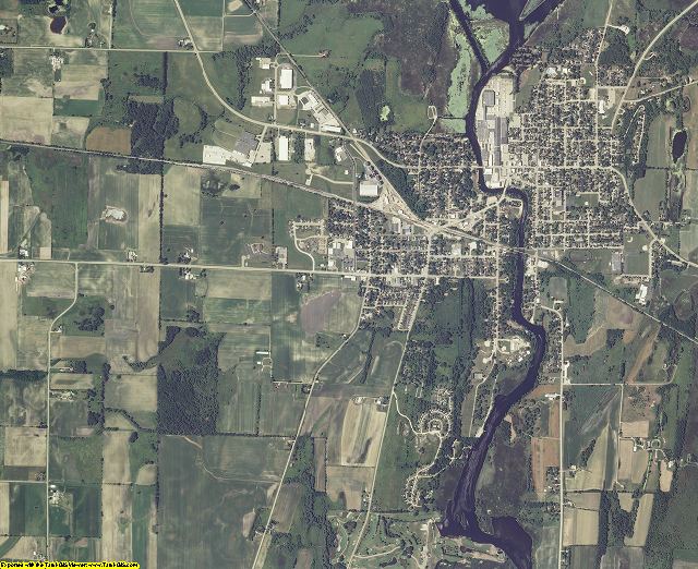 Dodge County, Wisconsin aerial photography