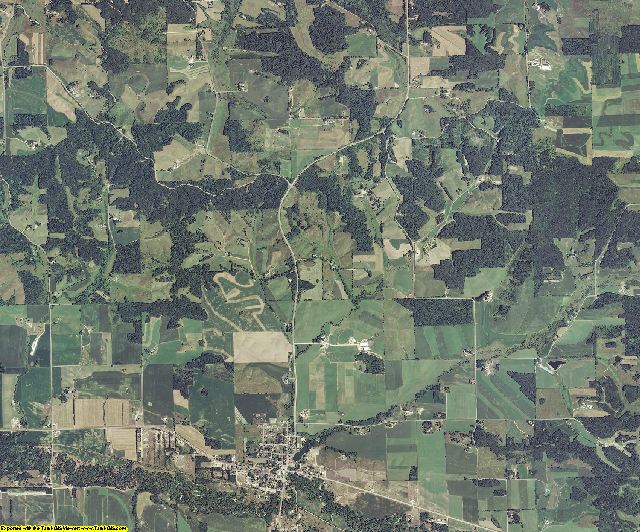 Eau Claire County, Wisconsin aerial photography