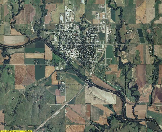 Ellsworth County, Kansas aerial photography