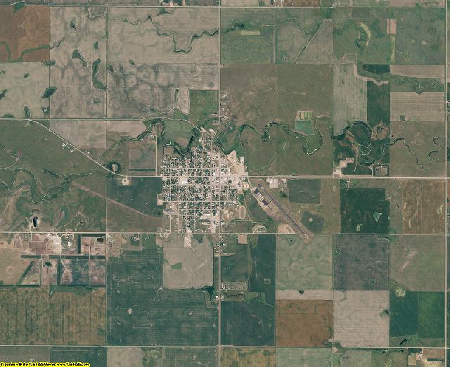 Faulk County, South Dakota aerial photography