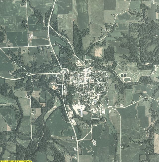 Fayette County, Iowa aerial photography