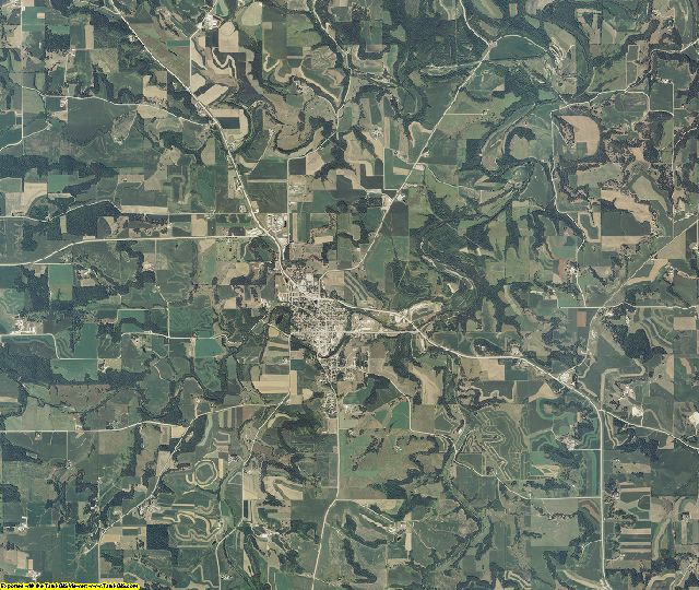 Fillmore County, Minnesota aerial photography