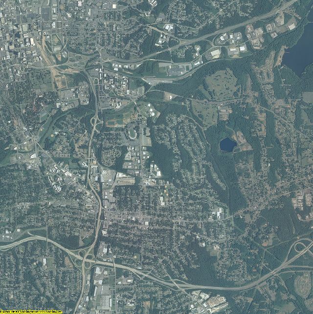 Forsyth County, North Carolina aerial photography