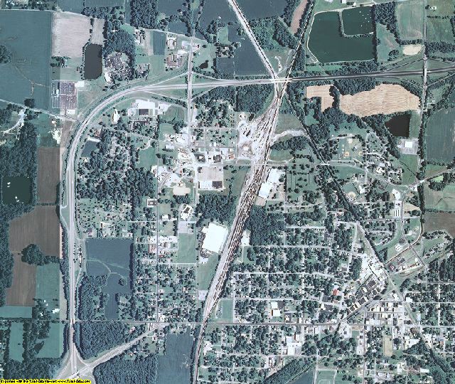 Fulton County, Kentucky aerial photography