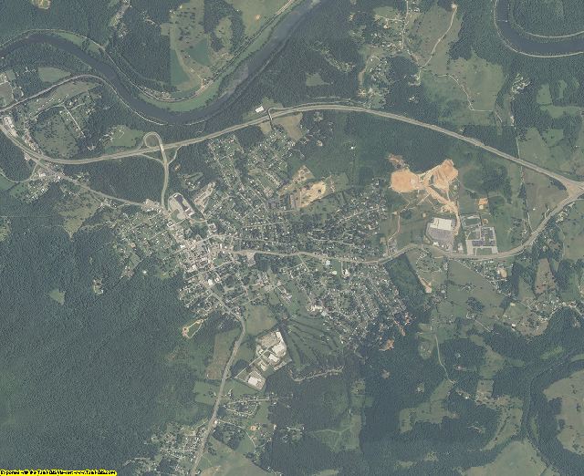 Giles County, Virginia aerial photography