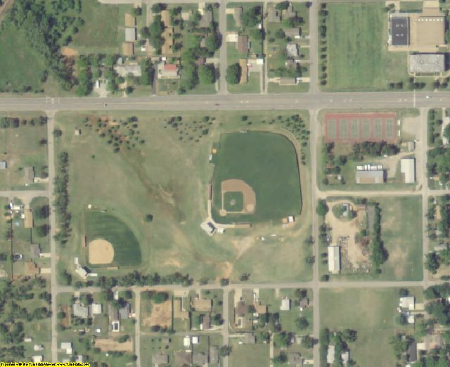 Grady County, OK aerial photography detail
