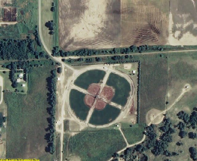 Graham County, KS aerial photography detail