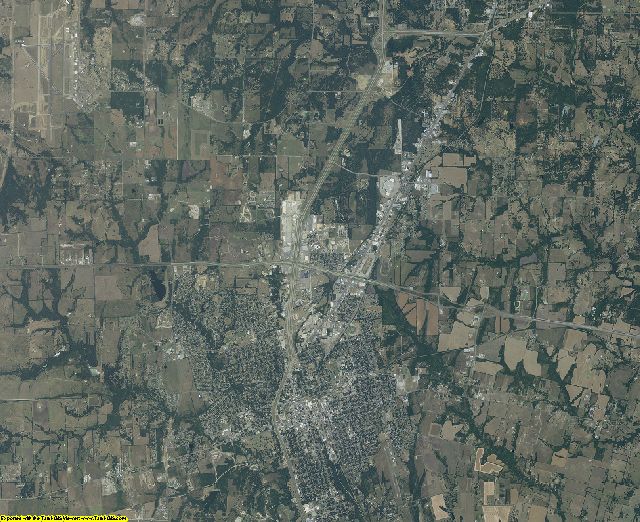 Grayson County, Texas aerial photography