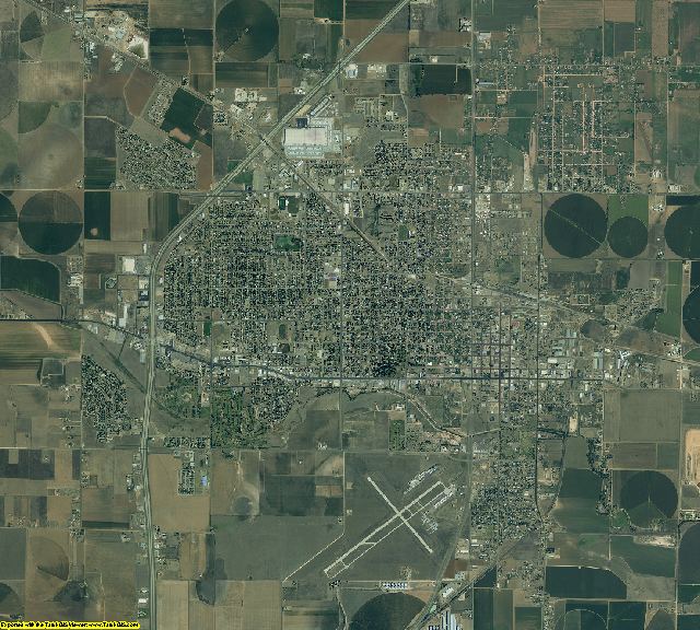 Hale County, Texas aerial photography
