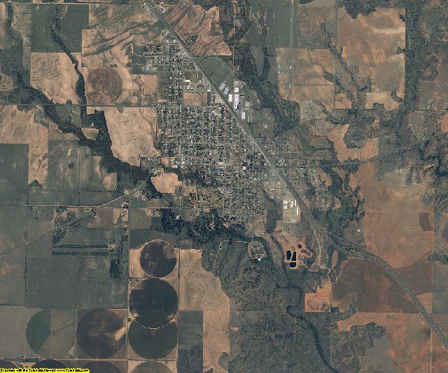 Hall County, Texas aerial photography