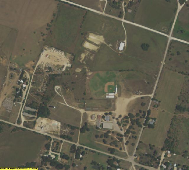 Hamilton County, TX aerial photography detail