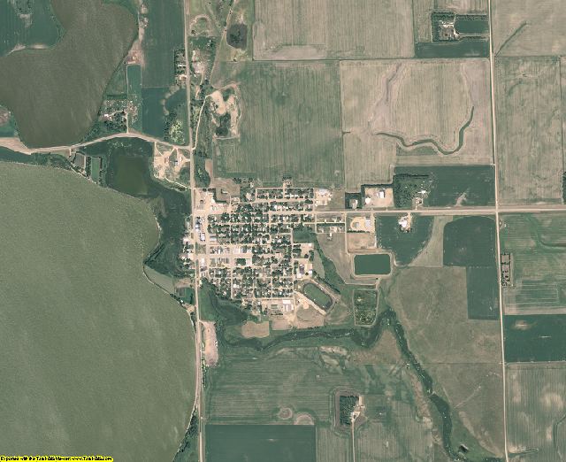Hamlin County, South Dakota aerial photography