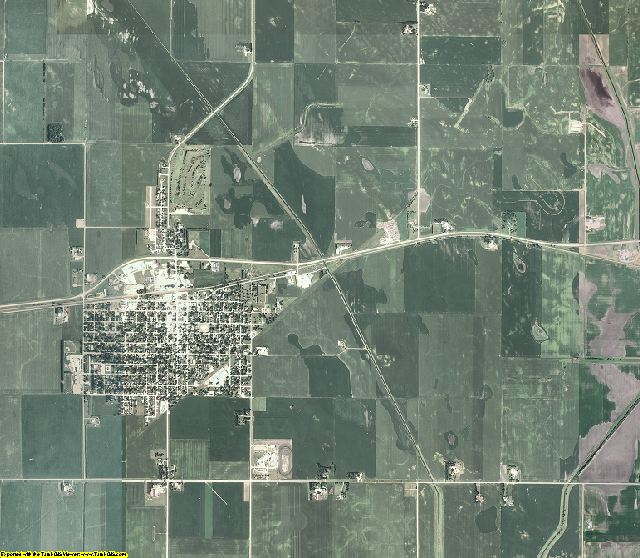 Hancock County, Iowa aerial photography