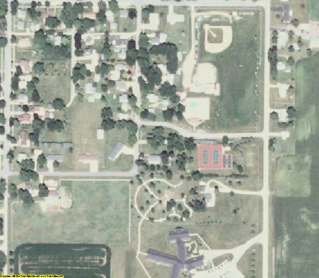 Hardin County, IA aerial photography detail