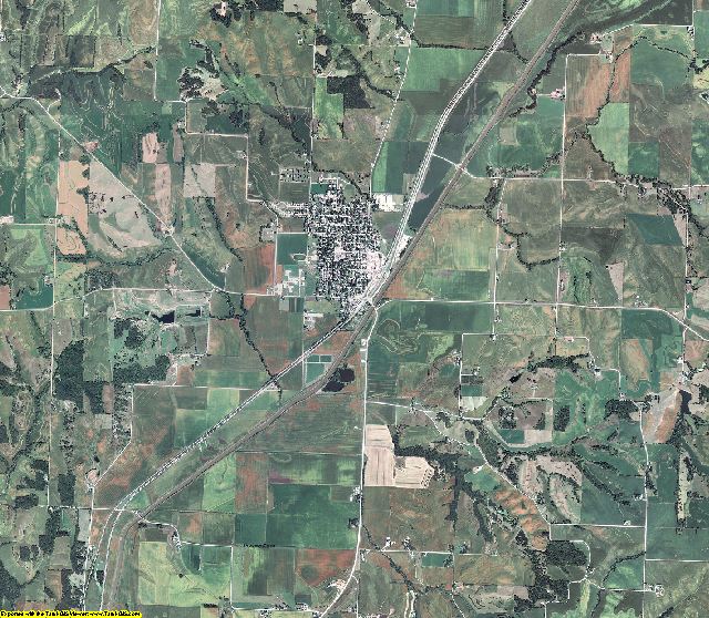 Harrison County, Iowa aerial photography