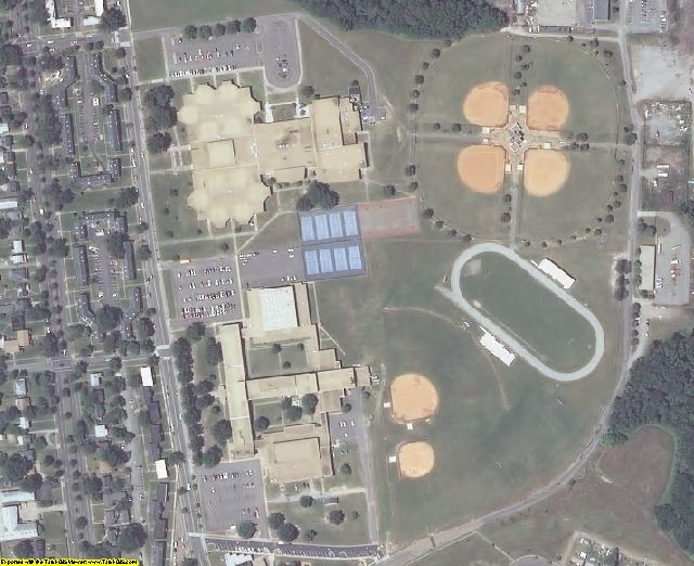 Henrico County, VA aerial photography detail