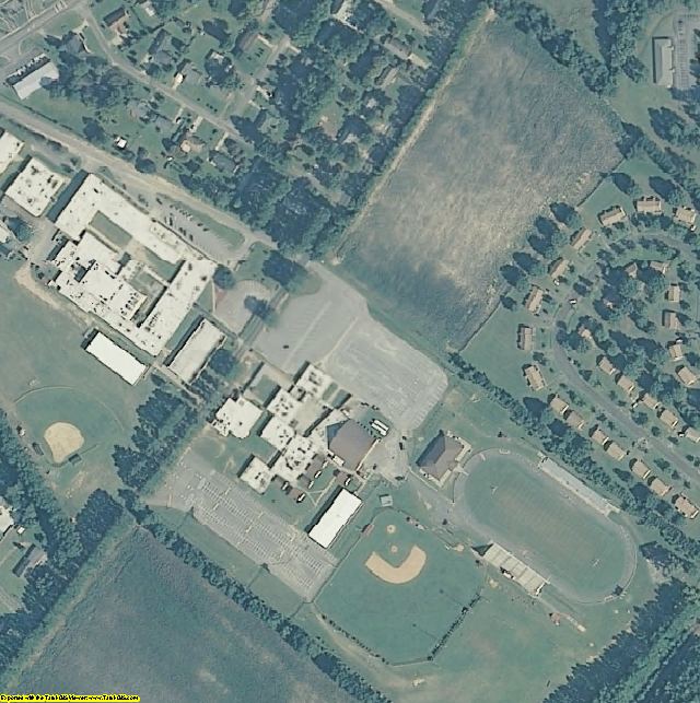 Hoke County, NC aerial photography detail